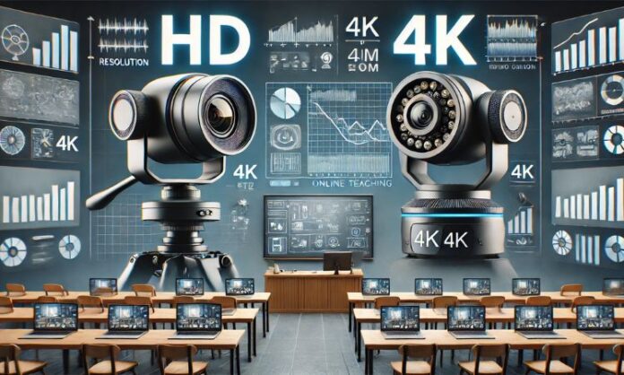 hd ptz camera vs 4k ptz camera: which is best for online teaching?