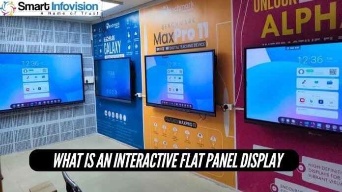 what is an interactive flat panel display