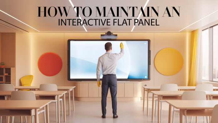 How to Maintain an Interactive Flat Panel