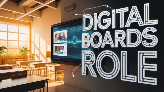 Role of Digital Boards in Bridging Online and Offline Learning