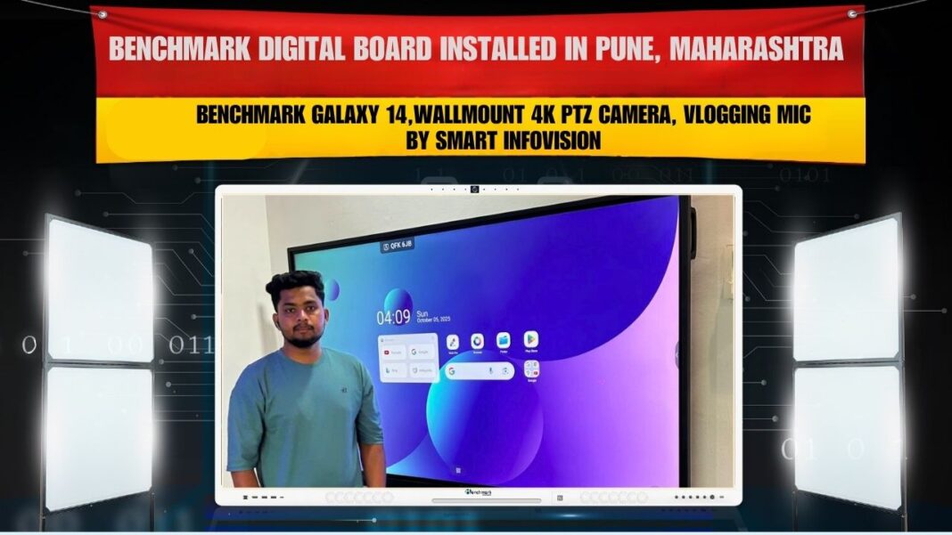 Top 7 Benefits of Benchmark Galaxy 14 Installation in Pune – With 4K PTZ Camera & Vlogging Mic