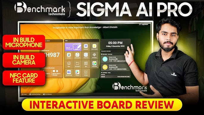 Benchmark Sigma AI A7 Pro Interactive Flat Panel Review – Best Smart Digital Board in India