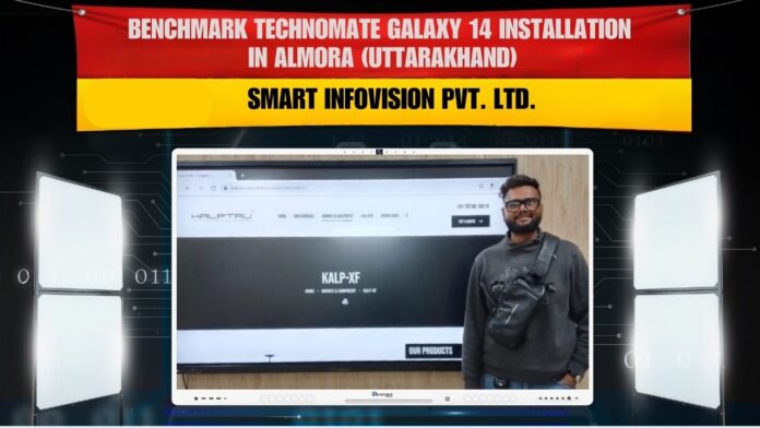 Benchmark Classic 14 86-inch Interactive Panel installed in Almora Uttarakhand by Smart Infovision