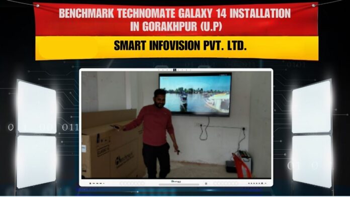 Benchmark Classic 14 75-inch Interactive Panel installed in Gorakhpur Uttar Pradesh by Smart Infovision
