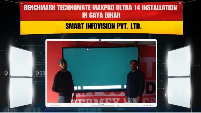 Amit Kumar Gaya Bihar Benchmark Maxpro Ultra 14 86-inch Interactive Panel Installation by Smart Infovision