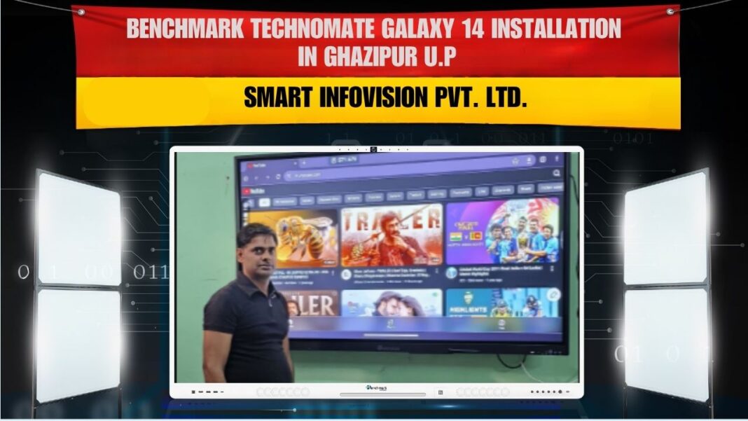 Benchmark Galaxy 14 75-inch installation in Ghazipur