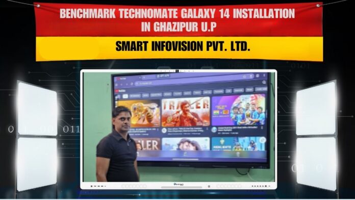 Benchmark Galaxy 14 75-inch installation in Ghazipur