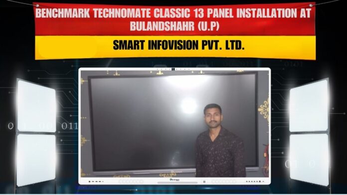Benchmark Galaxy 13 75 Inch Interactive Panel Installation in Bulandshahr by Smart Infovision.