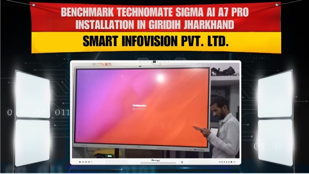 Digital Board for Teaching with Trolley Stand