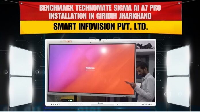 Digital Board for Teaching with Trolley Stand