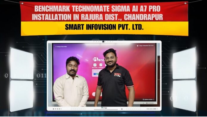 Rajura ka ye digital classroom setup