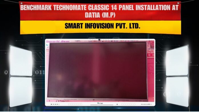 Digital Board Dealer in Datia MP installing Benchmark Classic 14 75 Inch interactive flat panel