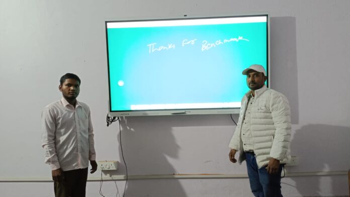 Digital Board in Latehar Jharkhand | Benchmark Sigma AI A7 Pro 75 Installation