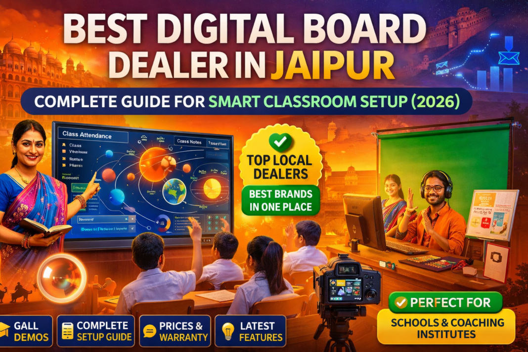 Best Digital Board Dealer in Jaipur | Smart Classroom Setup Guide 2026
