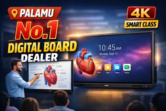 Palamu me interactive flat panel dealer kaise choose karein. Price, features aur smart classroom setup guide ke saath best solution paayein.