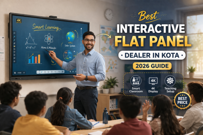 Kota में Best Interactive Flat Panel Dealer | Smart Classroom Setup for Coaching Institutes | Smart Infovision