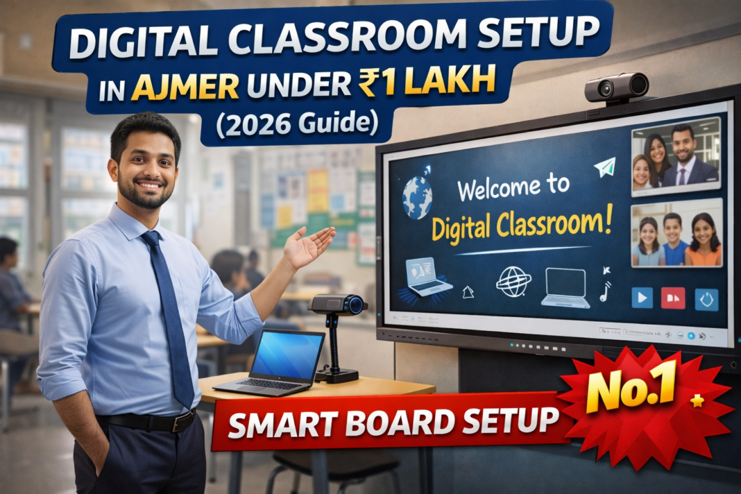 Digital Classroom Setup in Ajmer Under ₹1 Lakh | Smart Teaching Setup | Smart Infovision No.1