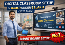 Digital Classroom Setup in Ajmer Under โน1 Lakh (2026 Guide) | Smart Board Setup No.1 Digital Classroom Setup in Ajmer Under โน1 Lakh | Smart Teaching Setup | Smart Infovision No.1