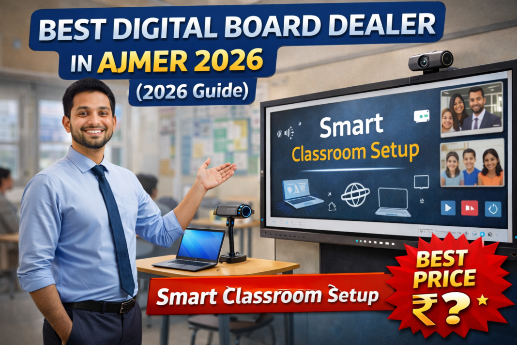 Best Digital Board Dealer in Ajmer | Smart Classroom Setup | Smart Infovision No.1