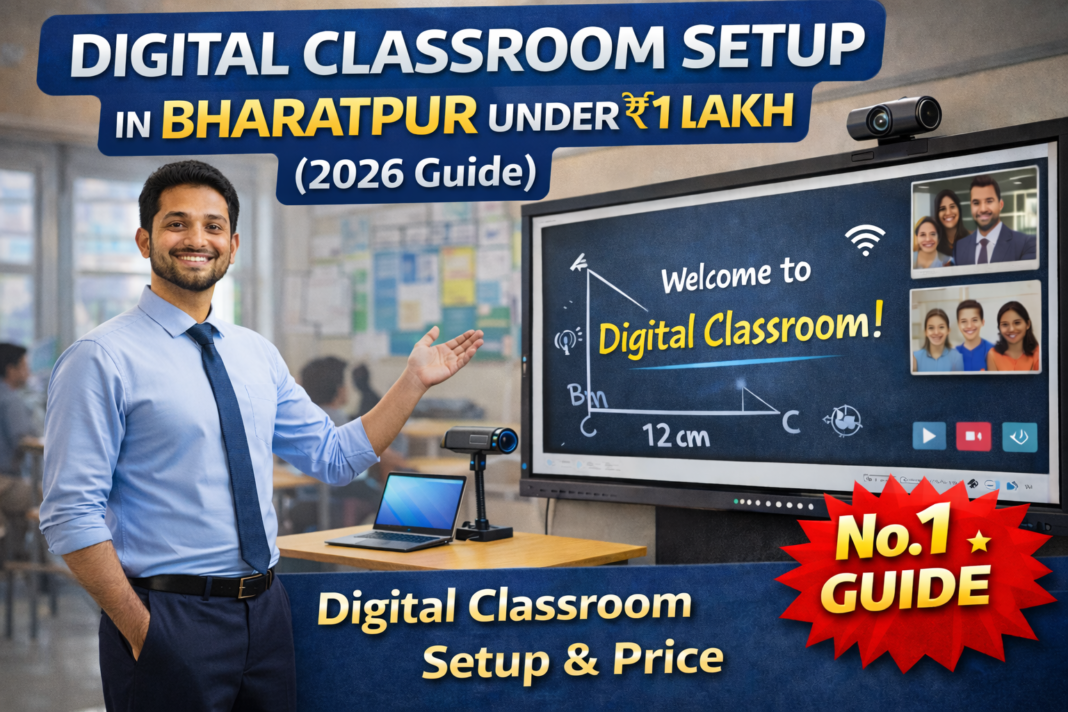 Digital Classroom Setup in Bharatpur Under ₹1 Lakh | Smart Teaching Setup | Smart Infovision No.1