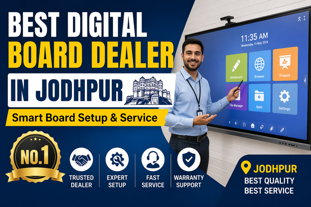 Best Digital Board Dealer in Jodhpur | Smart Classroom Setup | Smart Infovision No.1