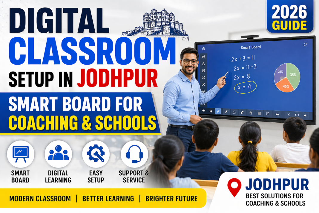 Digital Classroom Setup in Jodhpur | Smart Teaching Solution | Smart Infovision