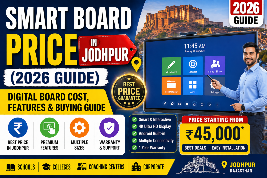 Smart Board Price in Jodhpur | Digital Board Cost & Buying Guide 2026