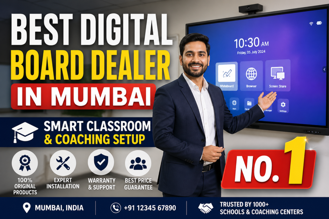 Best Digital Board Dealer in Mumbai | Smart Classroom Setup | Smart Infovision No.1