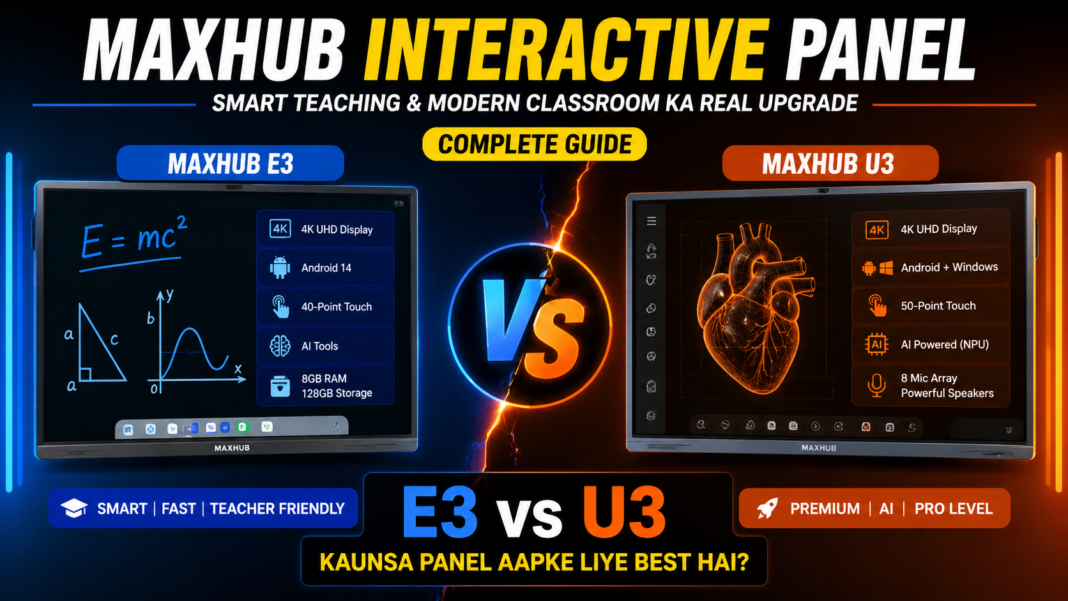 Best Interactive Flat Panel 2026 – MAXHUB E3 vs U3 Explained