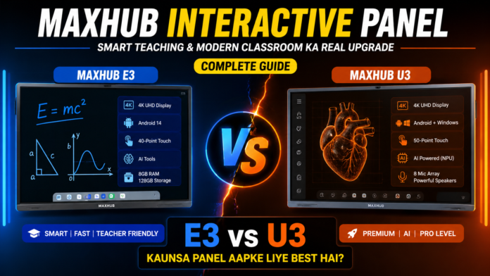 Best Interactive Flat Panel 2026 – MAXHUB E3 vs U3 Explained Best Interactive Flat Panel 2026 – MAXHUB E3 vs U3 Explained