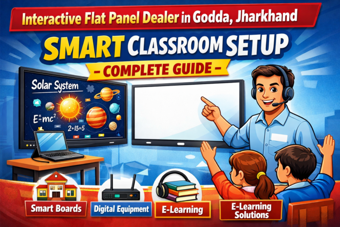 Godda me interactive flat panel dealer kaise choose karein. Price, features aur smart classroom setup ke liye complete guide. Godda me interactive flat panel dealer kaise choose karein. Price, features aur smart classroom setup ke liye complete guide.