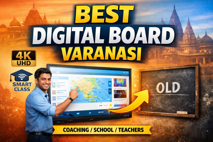 Varanasi me best digital board dealer kaun hai? Features, price aur smart classroom setup ke saath complete guide. Varanasi me best digital board dealer kaun hai? Features, price aur smart classroom setup ke saath complete guide.