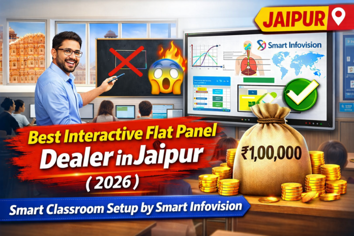 Jaipur में Best Interactive Flat Panel Dealer 🔥 | Smart Infovision Jaipur | Smart Classroom Setup & Digital Teaching Solution Jaipur में Best Interactive Flat Panel Dealer 🔥 | Smart Infovision Jaipur | Smart Classroom Setup & Digital Teaching Solution