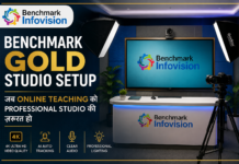 Benchmark GOLD Studio Setup – जब Online Teaching को Professional Studio की जरूरत हो Benchmark GOLD Studio Setup - जब Online Teaching को Professional Studio की जरूरत हो