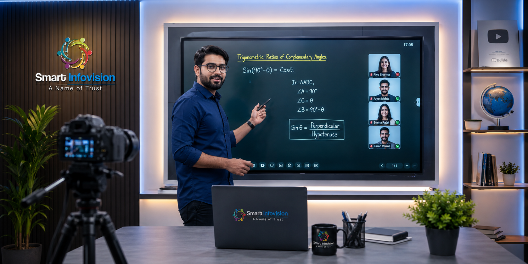 Best Smart Infovision Online Class Studio Setup for Digital Education ...