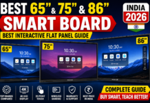 Best 65″, 75″ & 86″ Smart Board β Best Interactive Flat Panel Guide (India 2026) Best 65 75 86 Inch Smart Board India 2026 | Interactive Flat Panel