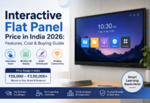 Interactive Flat Panel Price in India 2026: Complete Buying Guide, Features & Cost Comparison Interactive Flat Panel Price in India 2026 – Smart Board Cost, Features and Buying Guide for Schools and Businesses