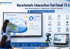 Benchmark Interactive Flat Panel 75 Inch – Best Smart Board for Classrooms & Online Teaching