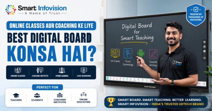 Online Classes Aur Coaching Ke Liye Best Digital Board Konsa Hai?