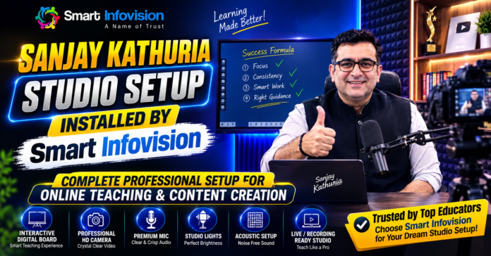Sanjay Kathuria Studio Setup Installed by Smart Infovision Sanjay Kathuria Studio Setup Installed by Smart Infovision