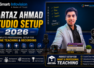 Sartaz Ahmad Studio Setup 2026: Complete Online Teaching & Digital Board Guide Sartaz Ahmad