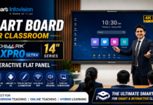 Smart Board for Classroom Kya Hai? Teachers & Schools Ke Liye Complete Guide 2026 Smart Board for Classroom Benchmark MaxPro Ultra 14 Interactive Flat Panel
