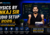 Physics By Pankaj Sir Studio Setup 2026: Smart Board, Camera & Complete Equipment Guide