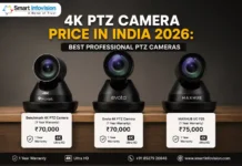 4K PTZ Camera Price in India 2026: Best Professional PTZ Cameras 4K PTZ cameras with prices in India 2026 from Smart Infovision