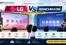 LG Interactive Flat Panel vs BENCHMARK: Complete Comparison for Schools & Institutes LG Interactive Flat Panel vs BENCHMARK