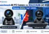 Benchmark 4K PTZ Camera vs MAXHUB UC P25: Kaunsa Better Hai? (2026) Benchmark 4K PTZ Camera vs MAXHUB UC P25 comparison for 4K video conferencing