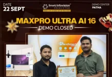 Patna Demo Center Mein Benchmark MaxPro Ultra 16 Ka Live Demo: Smart Classroom Technology Ka Practical Experience Patna Demo