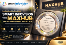 Smart Infovision Wins MAXHUB Partner Excellence Award 2026: A Milestone in Education Technology Smart Infovision wins MAXHUB Partner Excellence Award 2026 for education technology and interactive flat panel solutions