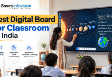 Best Digital Board for Classroom in India Best Digital Board for Classroom in India by Smart Infovision featuring a 4K interactive smart board for schools and coaching institutes.