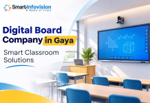 Digital Board Company in Gaya | Smart Classroom Solutions Digital Board Company in Gaya offering smart classroom solutions with interactive flat panel displays for schools and coaching institutes by Smart Infovision.